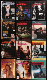 4x0591 LOT OF 13 AMERICAN CINEMATOGRAPHER MOVIE MAGAZINES 1970s-2000s cool images & articles!