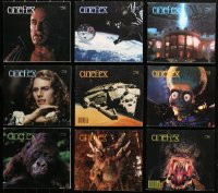 4x0630 LOT OF 9 CINEFEX ISSUES 60-69 MOVIE MAGAZINES 1994-1997 info on movie special effects!
