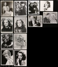 4x0987 LOT OF 12 BETTE DAVIS 8X10 REPRO PHOTOS 1980s great portraits of the top leading lady!