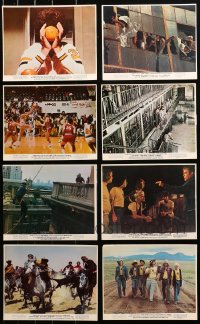 4x0891 LOT OF 12 COLOR 8X10 STILLS 1970s scenes from a variety of different movies!