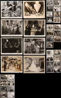 4x0852 LOT OF 39 MOSTLY 1940S 8X10 STILLS 1940s great scenes from a variety of different movies!