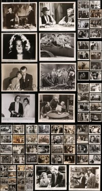 4x0770 LOT OF 106 8X10 STILLS 1940s-1960s great scenes from a variety of different movies!