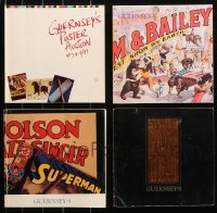 4x0744 LOT OF 4 GUERNSEY'S AUCTION CATALOGS 1980s-1990s filled with movie posters & more!