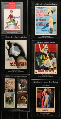 4x0725 LOT OF 6 DROUOT RICHELIEU AUCTION CATALOGS 1997-2001 the best European movie posters!