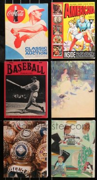 4x0723 LOT OF 6 MASTRO AUCTION CATALOGS 2001-2006 sports, Americana & other collectibles!