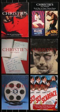 4x0726 LOT OF 6 CHRISTIE'S LOS ANGELES AUCTION CATALOGS 1996-2001 great images in color!