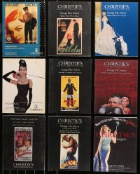 4x0704 LOT OF 9 CHRISTIE'S SOUTH KENSINGTON VINTAGE FILM POSTERS AUCTION CATALOGS 1995-2000 cool!