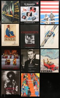4x0695 LOT OF 11 CHRISTIE'S SOUTH KENSINGTON AUCTION CATALOGS 1980s-2010s movies, rock & more!
