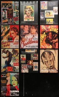 4x0697 LOT OF 10 SOTHEBY'S NEW YORK MOVIE POSTER AUCTION CATALOGS 1992-2000 great color images!