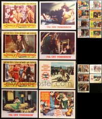 4x0321 LOT OF 21 LOBBY CARDS FROM SUSAN HAYWARD MOVIES 1950s incomplete sets from her films!