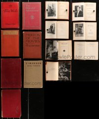 4x0492 LOT OF 7 MOVIE EDITION HARDCOVER BOOKS 1910s-1940s Cimarron, Mata Hari & more!