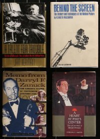 4x0519 LOT OF 4 HARDCOVER MOVIE BOOKS 1960s-1990s filled with great images & information!