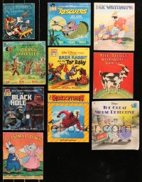 4x0537 LOT OF 10 CHILDREN'S SOFTCOVER BOOKS 1930s-1990s Bugs Bunny, Rocketeer, Black Hole & more!