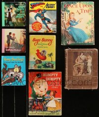 4x0490 LOT OF 8 CHILDREN'S SMALL HARDCOVER BOOKS 1910s-1990s Snow White, Superman, Bugs Bunny!