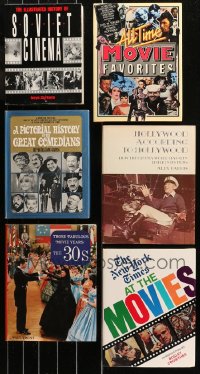 4x0500 LOT OF 6 HARDCOVER MOVIE BOOKS 1970s-1980s Soviet Cinema, History of Great Comedians & more!