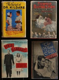 4x0520 LOT OF 4 HARDCOVER BOOKS WITH MOVIE TIE-IN DUST JACKETS 1920s-1940s Dr. Kildare & more!