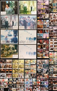 4x0259 LOT OF 199 LOBBY CARDS 1970s-1980s mostly complete sets from a variety of different movies!