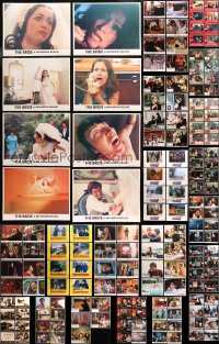 4x0262 LOT OF 181 LOBBY CARDS 1970s-1980s mostly complete sets from a variety of different movies!