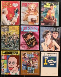 4x0626 LOT OF 9 MAGAZINES 1960s-2000s filled with great images & articles!