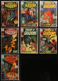 4x0344 LOT OF 7 TOWER OF SHADOWS COMIC BOOKS 1969-1970 Marvel Comics, a variety of great issues!