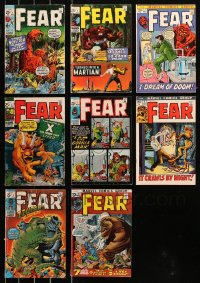 4x0343 LOT OF 8 FEAR COMIC BOOKS 1970-1971 Marvel Comics with Jack Kirby & Steve Ditko art!