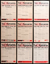 4x0564 LOT OF 17 HOLLYWOOD REPORTER 1967-71 EXHIBITOR MAGAZINES 1967-1971 info for movie businesses!