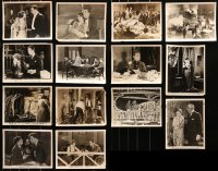 4x0884 LOT OF 14 SILENT 8X10 STILLS 1920s great scenes & portraits from a variety of movies!