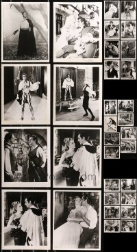 4x0973 LOT OF 40 SCARAMOUCHE 8X10 REPRO PHOTOS 1952 Stewart Granger, Eleanor Parker, Janet Leigh!