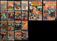 4x0337 LOT OF 18 JOURNEY INTO MYSTERY COMIC BOOKS 1972-1975 Marvel Comics, includes Steve Ditko art!