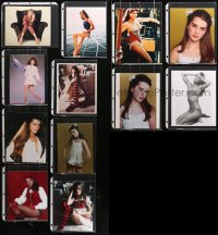 4x0986 LOT OF 12 COLOR AND BLACK & WHITE BROOKE SHIELDS 8X10 REPRO PHOTOS 1980s-1990s cool!