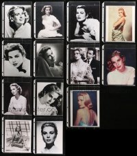 4x0985 LOT OF 13 COLOR AND BLACK & WHITE GRACE KELLY 8X10 REPRO PHOTOS IN SLEEVES 1980s-1990s
