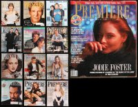 4x0585 LOT OF 13 PREMIERE MAGAZINES 1991-2001 filled with great images & articles!