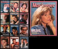 4x0586 LOT OF 13 MOVIEMAKER AND MOVIEGOER MAGAZINES 1980s-1990s filled with great images & articles!