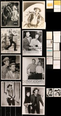 4x0896 LOT OF 10 COWBOY WESTERN 8X10 STILLS AND NEWS PHOTOS 1959-1960 great portraits!