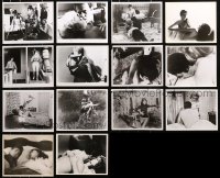 4x0885 LOT OF 14 SEXPLOITATION 8X10 STILLS 1960s-1970s sexy images with partial nudity!