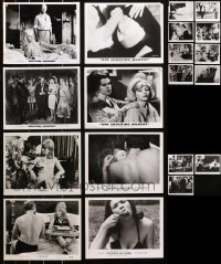 4x0877 LOT OF 19 SEXPLOITATION 8X10 STILLS 1960s-1970s sexy images with partial nudity!
