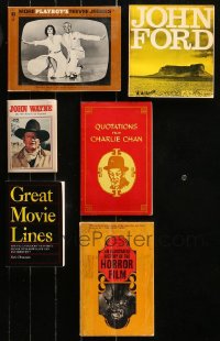 4x0547 LOT OF 6 SOFTCOVER BOOKS 1960s-1990s John Ford, Quotations From Charlie Chan & more!