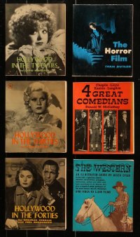 4x0545 LOT OF 6 SOFTCOVER MOVIE BOOKS 1967-1968 Hollywood in the Twenties, The Horror Film & more!