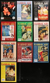 4x0618 LOT OF 10 FILMS OF THE GOLDEN AGE MOVIE MAGAZINES 1995-1997 great images & articles!