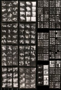 4x0827 LOT OF 57 CONTACT SHEETS FROM AN UNKNOWN MOVIE 1960s sexy images, please help identify!