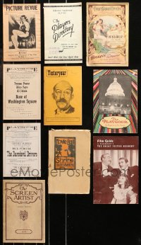 4x0465 LOT OF 10 MAGAZINES, PROGRAMS, AND PLAYBILLS 1910s-1970s great images & more!