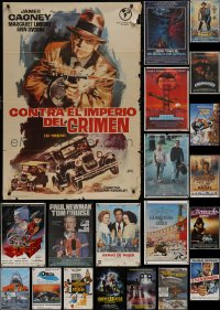 4x1169 LOT OF 20 FORMERLY FOLDED SPANISH POSTERS 1960s-1980s great images from a variety of movies!