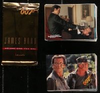 4x0437 LOT OF 186 JAMES BOND TRADING CARDS 1990s cool scenes from several 007 movies!