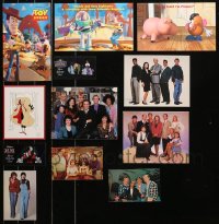 4x0921 LOT OF 12 SOUVENIR STUDIO CARDS 1970s-1990s great images from movies & TV shows!