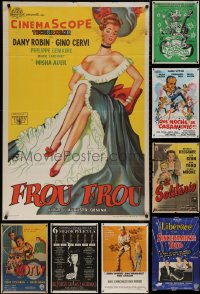 4x0132 LOT OF 11 FOLDED ARGENTINEAN POSTERS 1950s-1990s great images from a variety of movies!