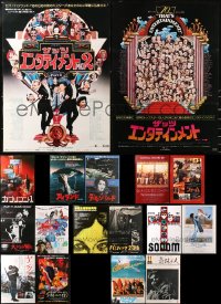 4x1100 LOT OF 19 MOSTLY UNFOLDED JAPANESE B2 POSTERS 1960s-1990s a variety of movie images!
