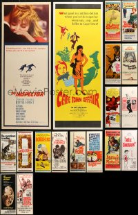 4x1063 LOT OF 20 UNFOLDED INSERTS 1950s-1970s great images from a variety of different movies!