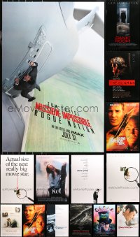 4x1236 LOT OF 18 UNFOLDED DOUBLE-SIDED MOSTLY 27X40 ONE-SHEETS 1990s-2010s cool movie images!