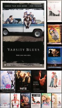 4x1232 LOT OF 19 UNFOLDED DOUBLE-SIDED MOSTLY 27X40 ONE-SHEETS 1990s-2010s cool movie images!