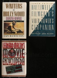 4x0529 LOT OF 3 HARDCOVER MOVIE BOOKS 1990s Writers in Hollywood, Maltin Movie Encyclopedia & more!